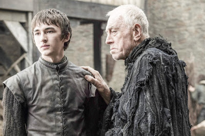 Max von Sydow and Isaac Hempstead in Game of Thrones Season 6