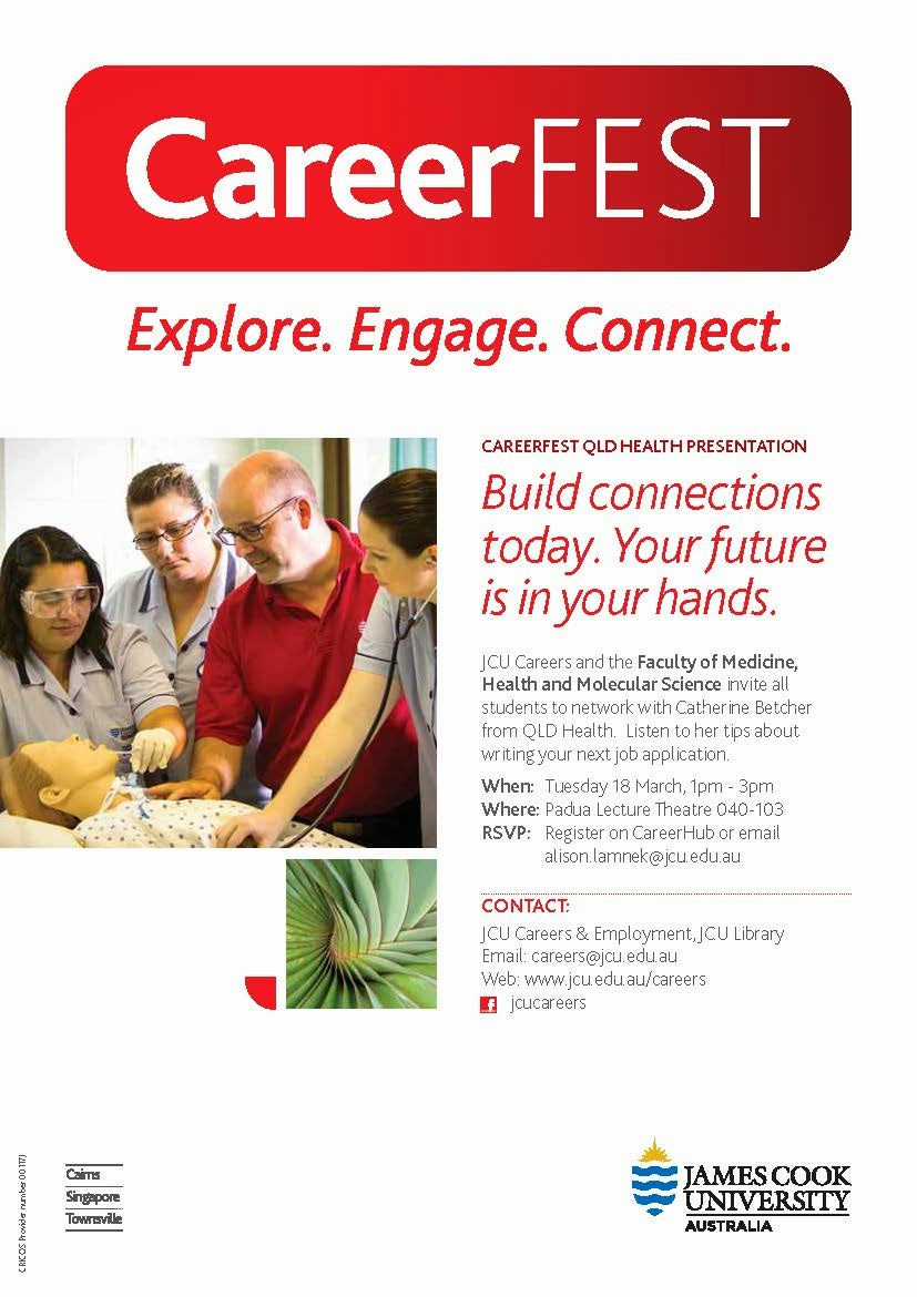 JCU Nursing, Midwifery & Nutrition Blog QHealth Presentation Career