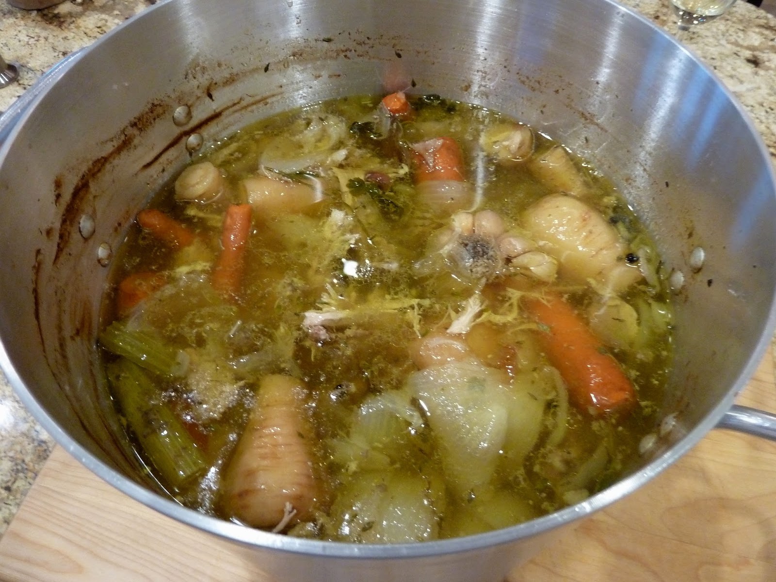 Cracked Pepper Homemade Chicken Stock