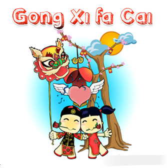 Wallpaper Ucapan Imlek (Gong Xi Fa Cai)