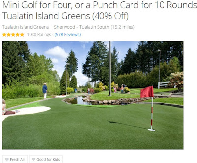 Groupon Portland deals miniature golf Groupon Portland deals miniature golf
