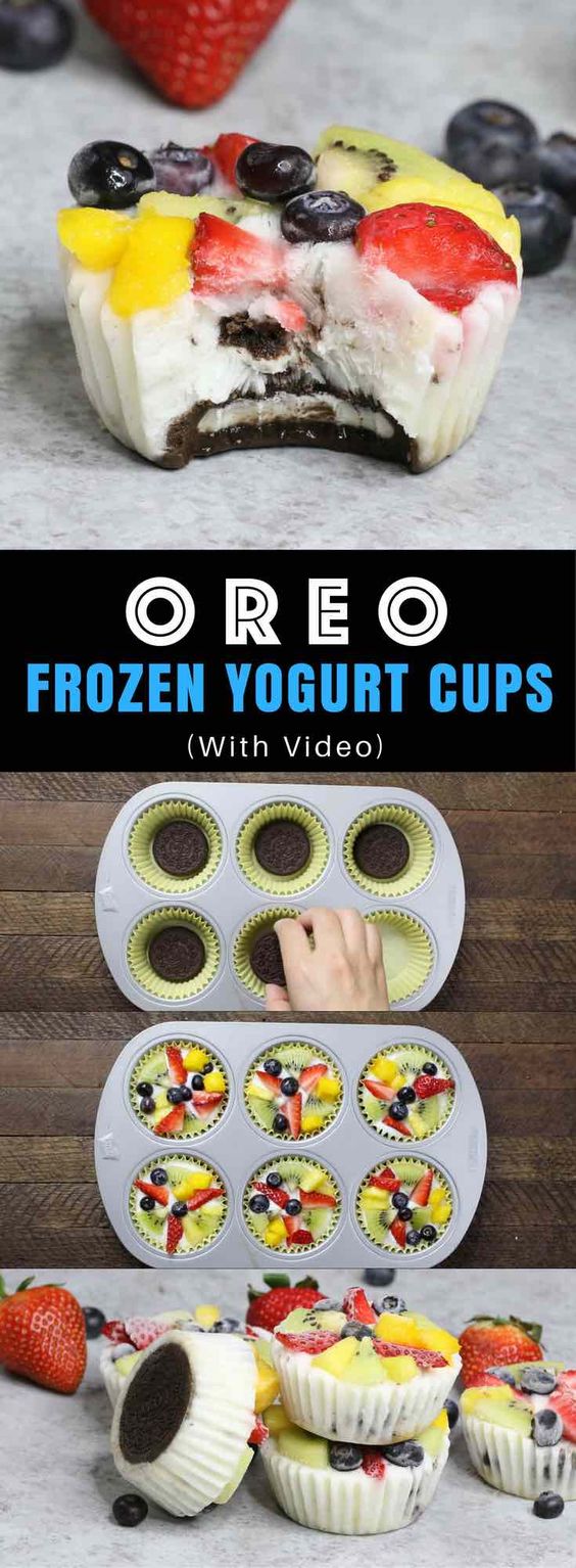 Oreo Frozen Yogurt Bites Food mild