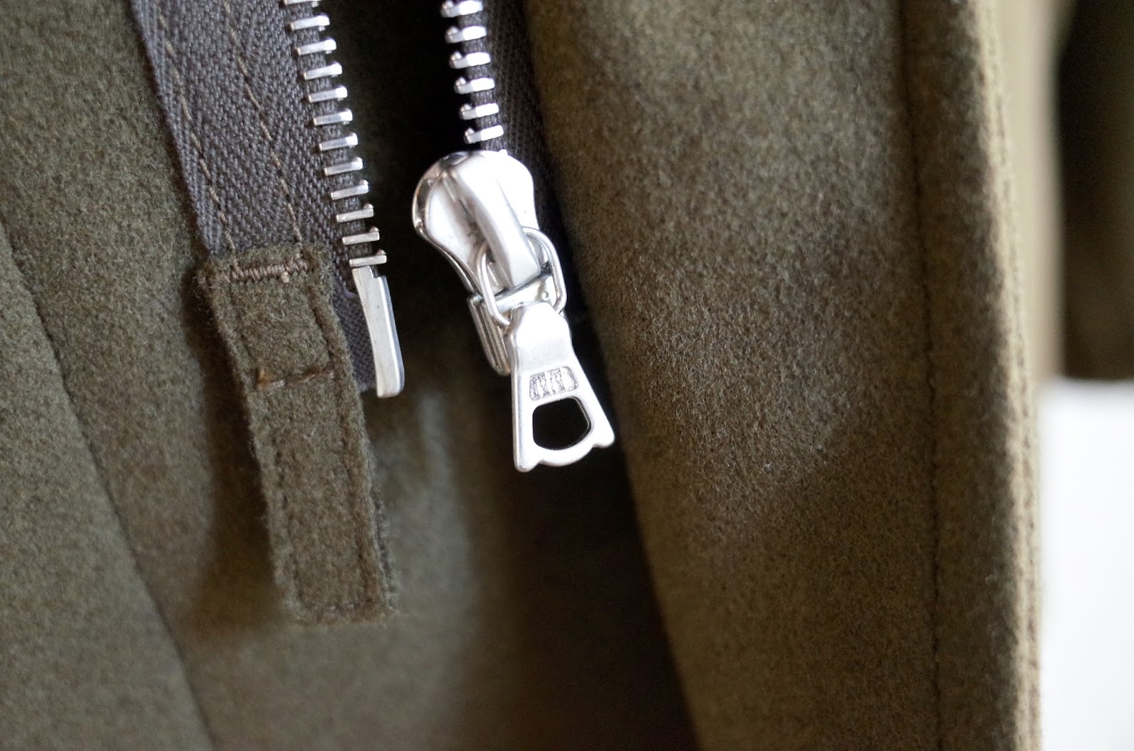 trunk COMOLI FELTON ZIP BLOUSON NOW IN STOCK