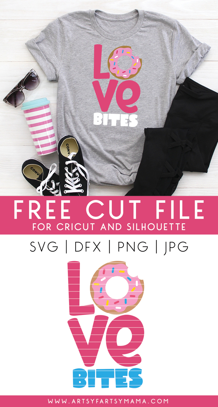 "Love Bites" Shirt with Free Valentine's Day SVG Cut File