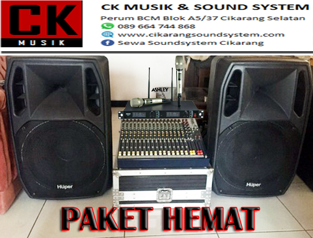 Sewa Soundsystem Indoor Cikarang Paket Hemat Cikarang