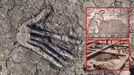 Descubren en Egipto fosas de 3600 años de antigüedad llenas de manos gigantes