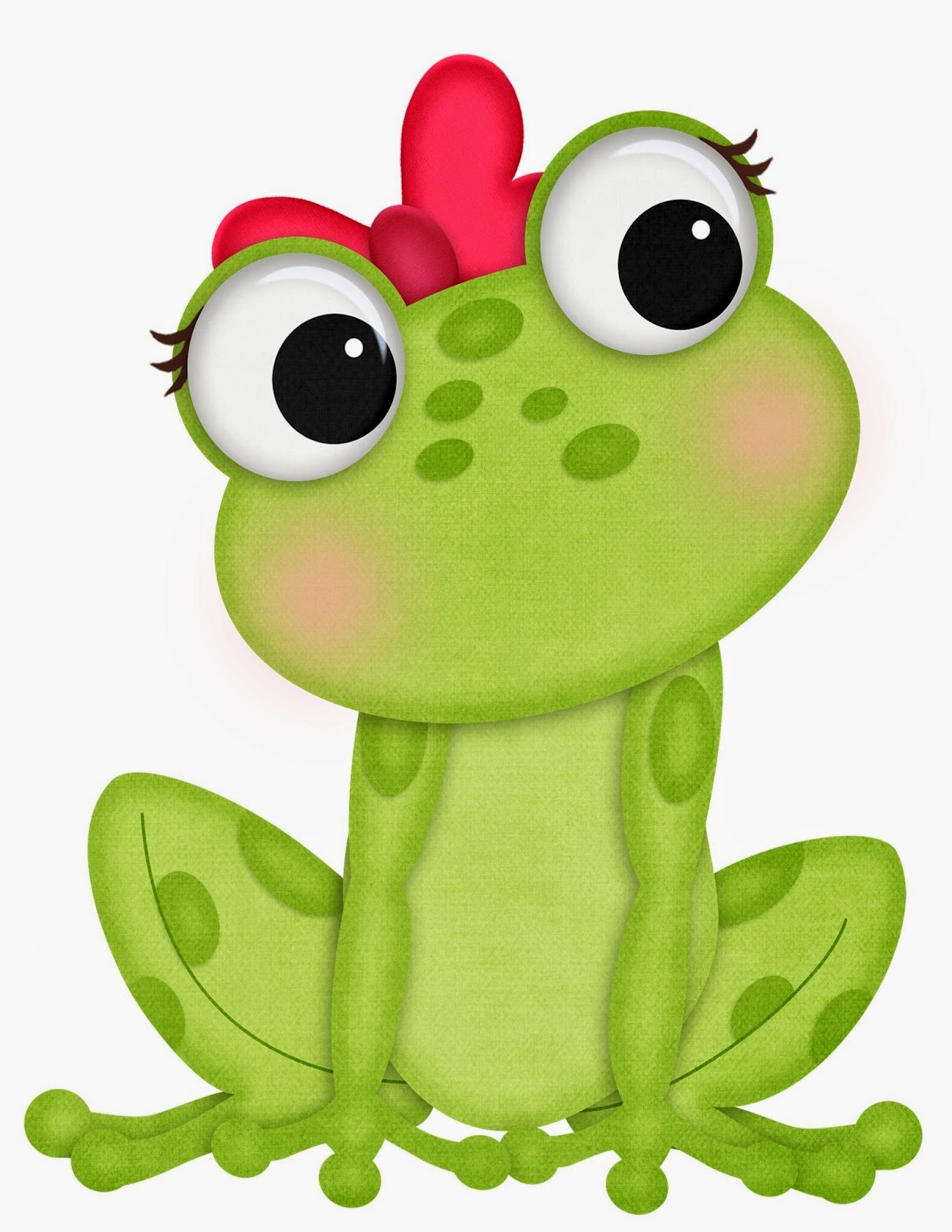 free girl frog clipart - photo #7