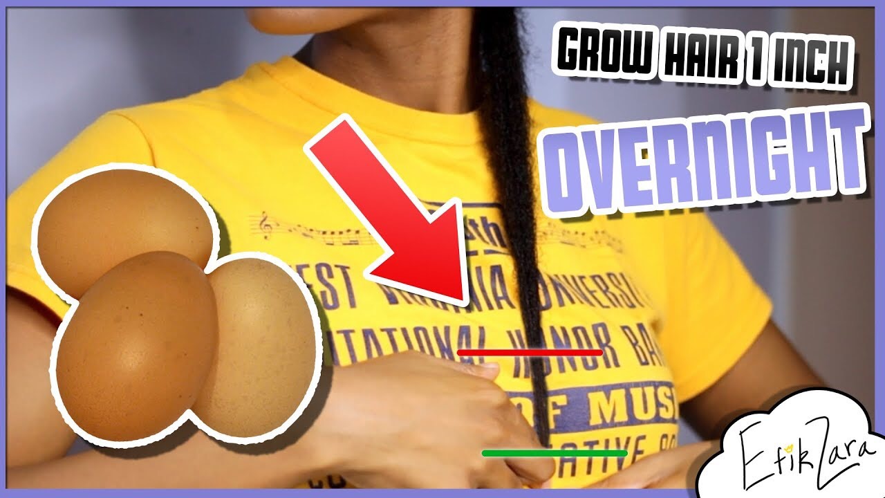 Overnight Hair Growth 1 Inch In 12 Hours With The Popular Egg