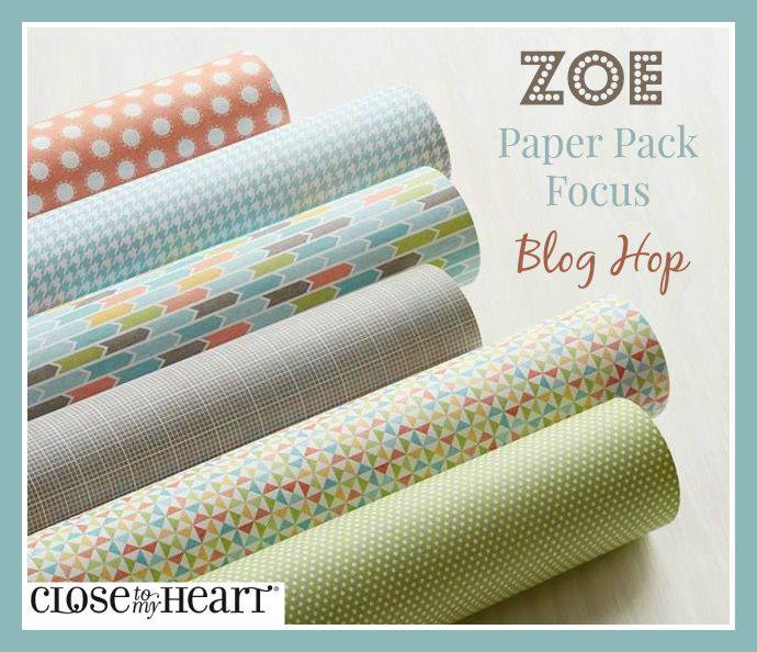 Scrapbooking and Other Tidbits: CTMH Zoe Paper Kit Blog Hop