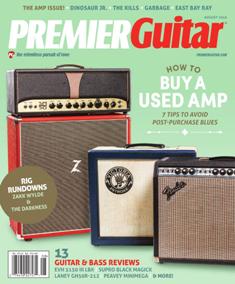 Premier Guitar - August 2016 | ISSN 1945-0788 | TRUE PDF | Mensile | Professionisti | Musica | Chitarra
Premier Guitar is an American multimedia guitar company devoted to guitarists. Founded in 2007, it is based in Marion, Iowa, and has an editorial staff composed of experienced musicians. Content includes instructional material, guitar gear reviews, and guitar news. The magazine  includes multimedia such as instructional videos and podcasts. The magazine also has a service, where guitarists can search for, buy, and sell guitar equipment.
Premier Guitar is the most read magazine on this topic worldwide.