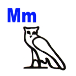 M in hieroglyphics