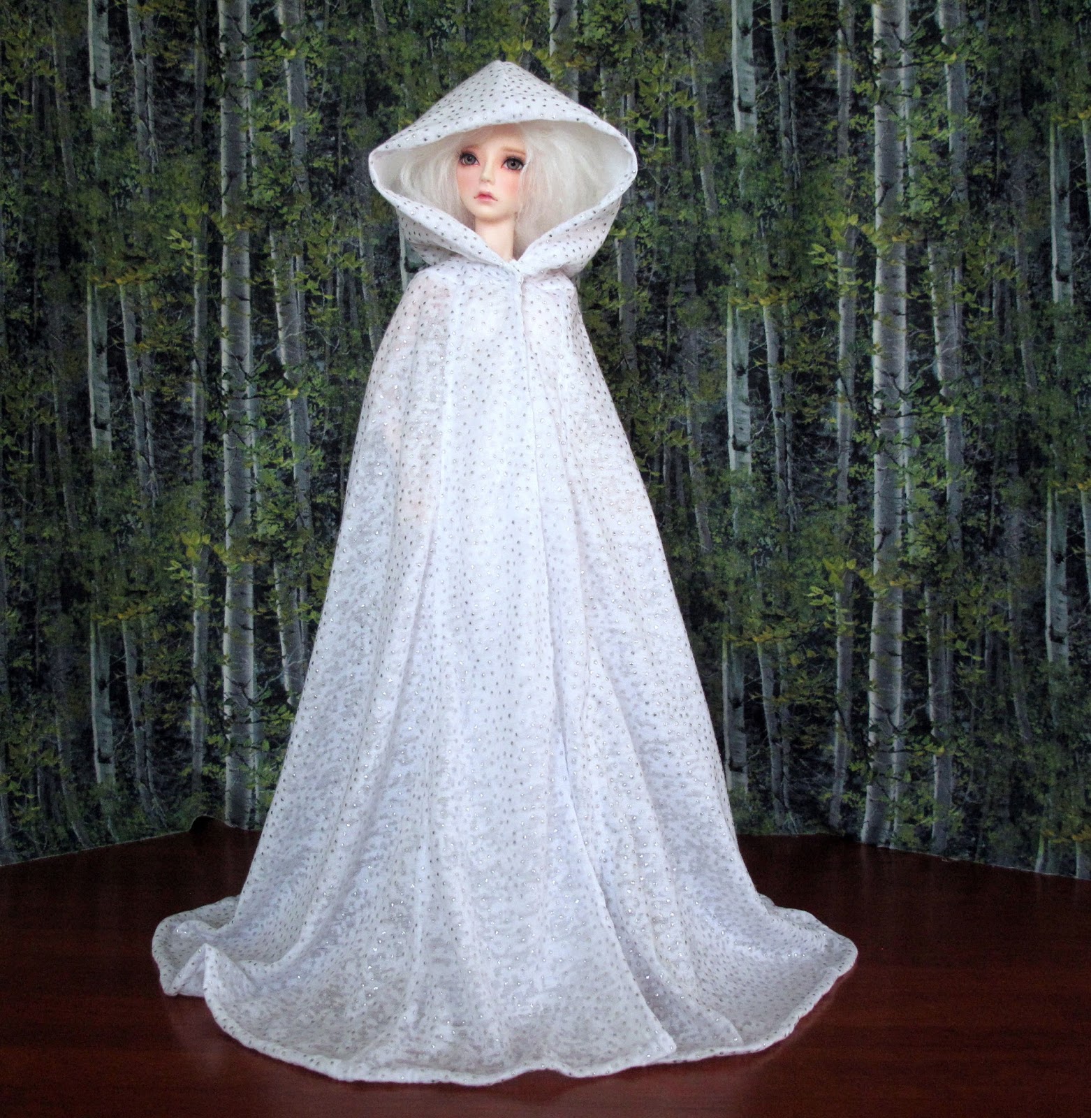 As the Resin World Turns Long Cloak with Hood