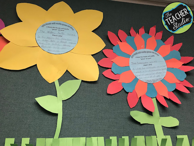 Creating a spring bulletin board can be fun--but when you can practice writing, stating opinions, and revising--it's a great use of time! This book review bulletin project is perfect for spring! Let students get creative!
