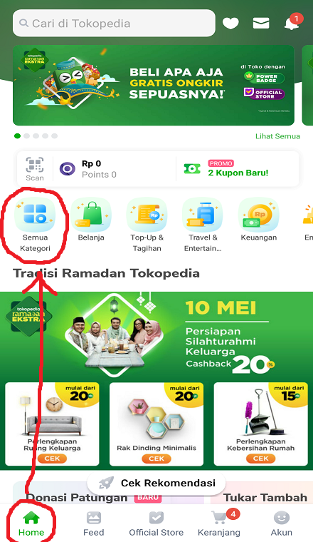 Menu Semua Kategori di Halaman Beranda Marketplace Tokopedia. Menu Semua Kategori di Halaman Beranda Marketplace Tokopedia.