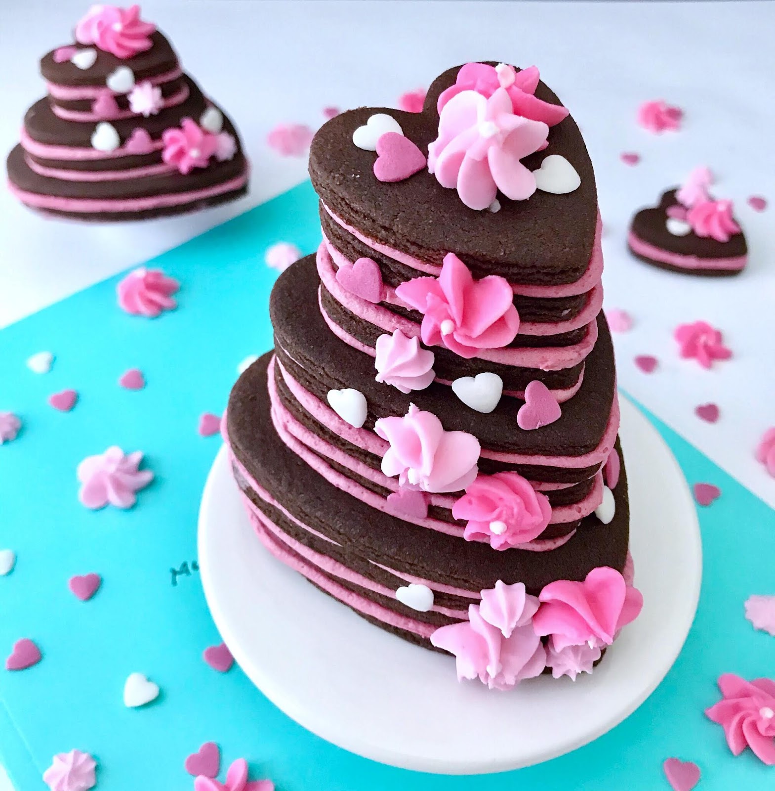 Love Heart Cookie Cake