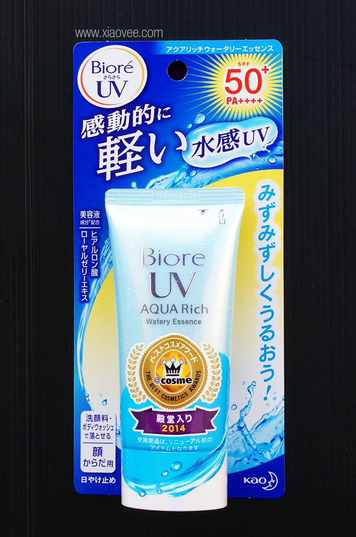 Xiao Vee Indonesian Beauty Blogger BIORE UV Aqua Rich Watery Essence