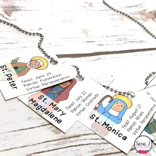 Make teaching the Catholic saints for kids more fun with these adorable Catholic Saint Reward Tags! These printable tags make learning the basics about 78 of our favorite saints more exciting. They create an awesome reference tool, too!