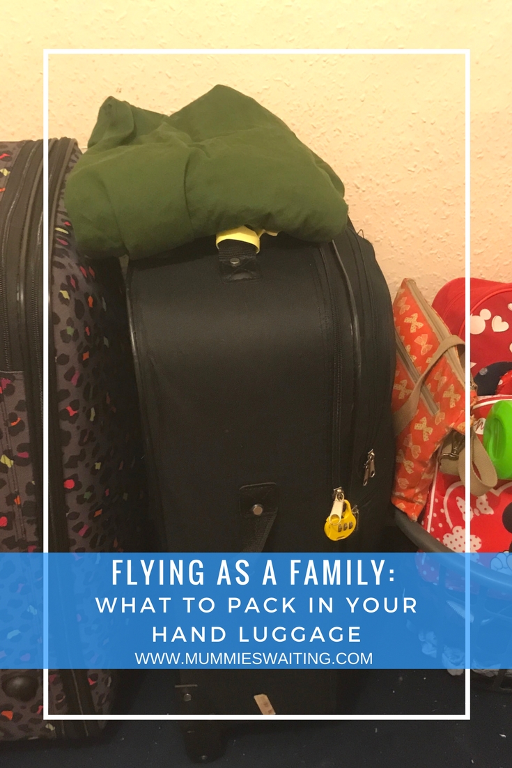 Are you flying as a family? Do you need ideas of what to pack in your hand luggage?