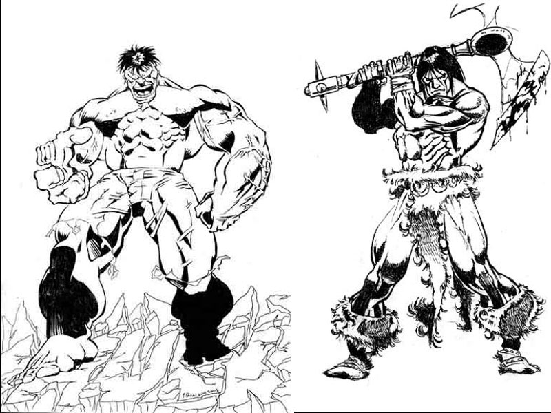 Kids Page: Superman And Hulk Wallpaper Fan Art Coloring Pages