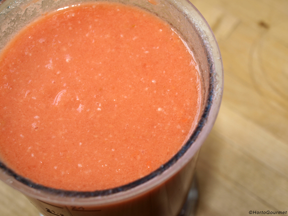 Gazpacho de sandía batidora HortoGourmet