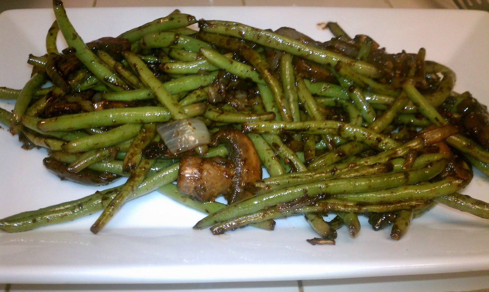 pearls and pasta Balsamic Glazed Green Beans
