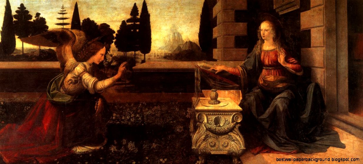 Leonardo Da Vinci Annunciazione
