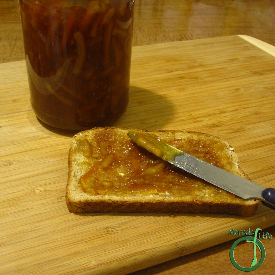 Morsels of Life - Marmalade - A simple sweet orange marmalade with thin slices of peel.