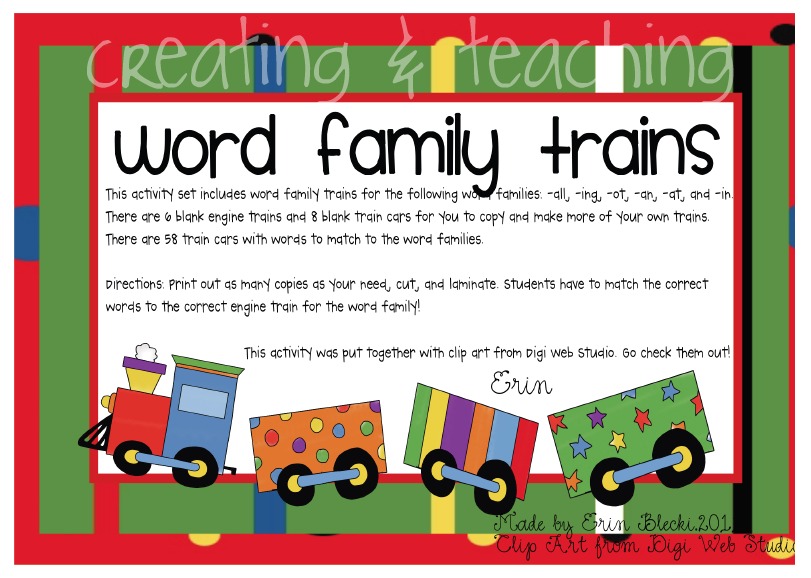 word family clip art