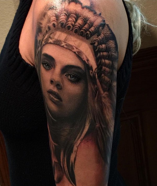 tatuagem índio tatuagem índio