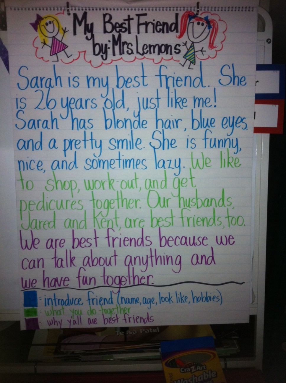 Writing about best friends