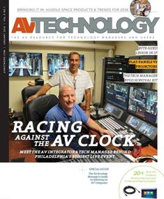 AV Technology 2016-01 - January 2016 | ISSN 1941-5273 | TRUE PDF | Mensile | Professionisti | Audio | Video | Comunicazione | Tecnologia
AV Technology is the only resource for end-users by end-users. We examine the commercial vertical markets in depth and help bridge the gap between AV and IT. We offer all of the analysis, perspectives, product news, reviews, and features that tech managers need to make informed decisions.