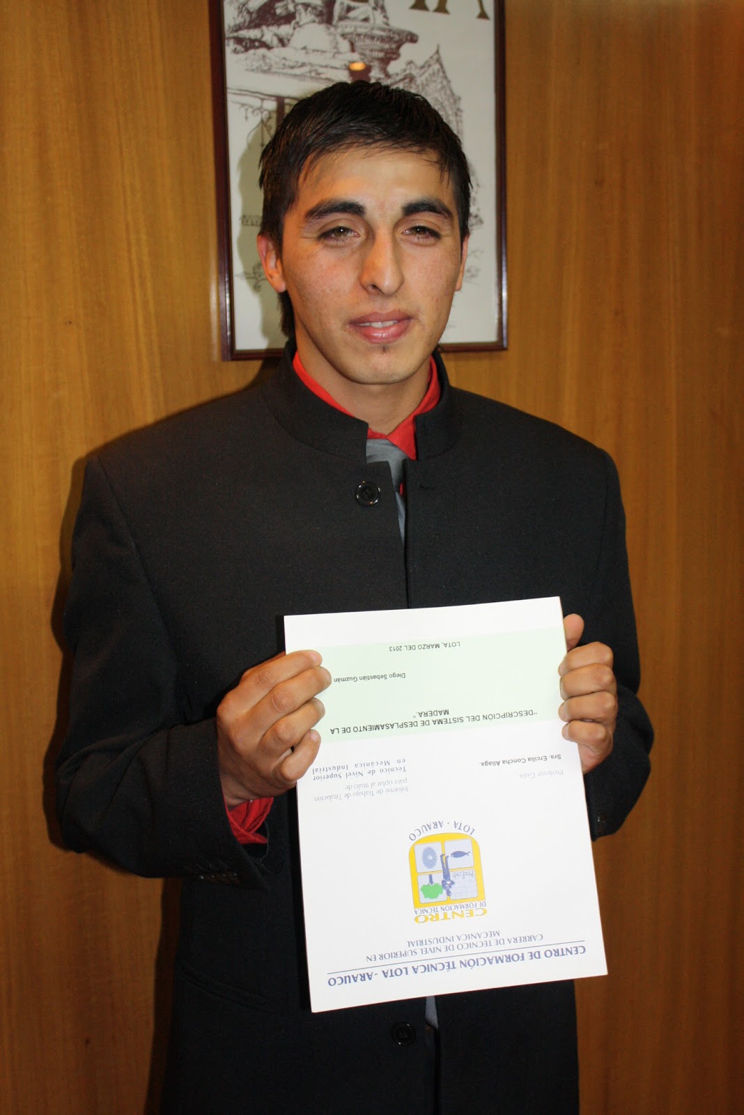 Titulados Mecánica Industrial CFT Lota Arauco DIEGO GUZMAN