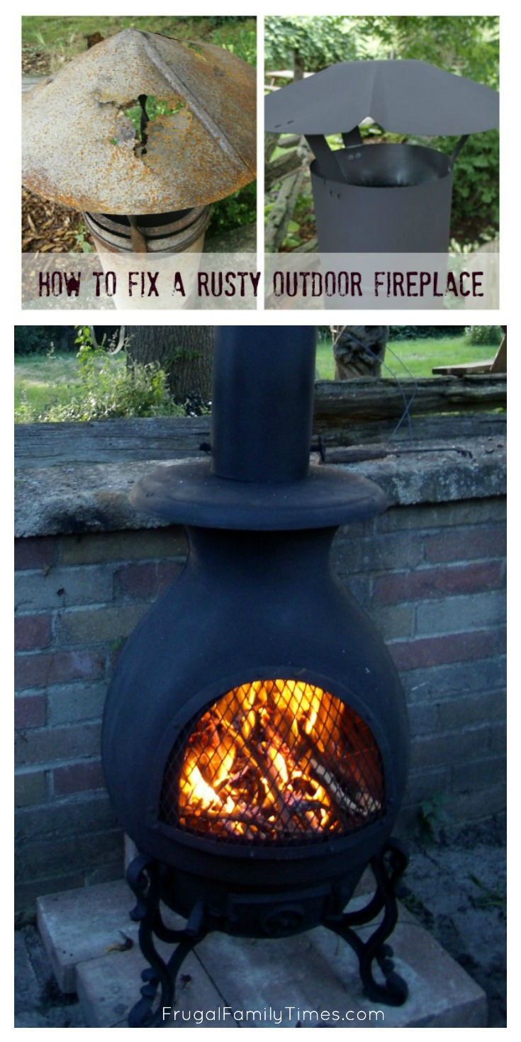How to Fix a Rusty Outdoor Fireplace Frugal Family Times
