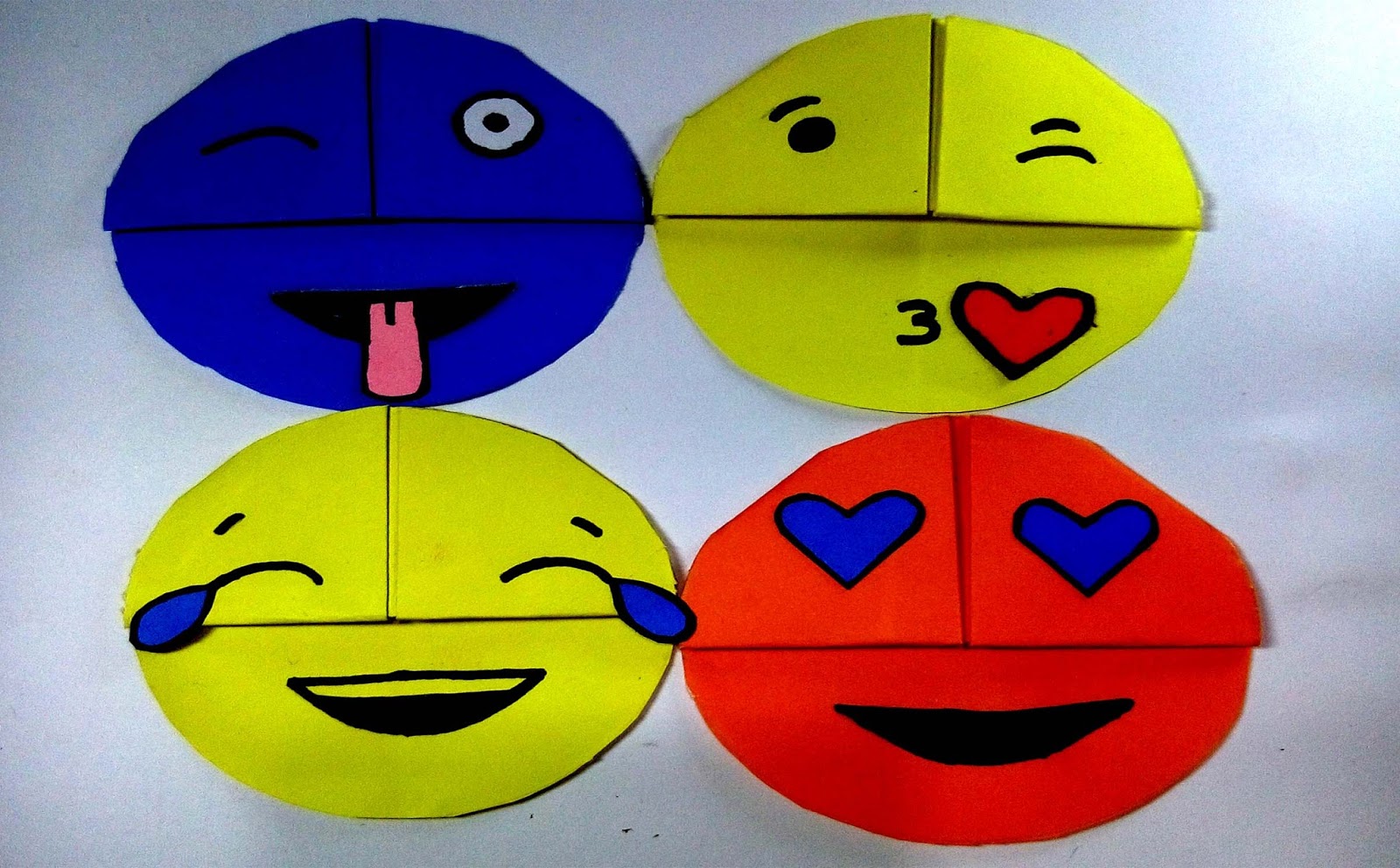 Paper craft Ideas Emoji Diy bookmark with paper