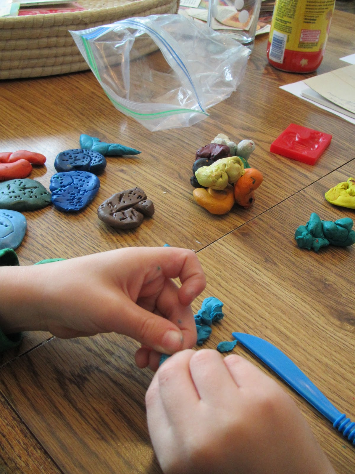To do: play with clay...