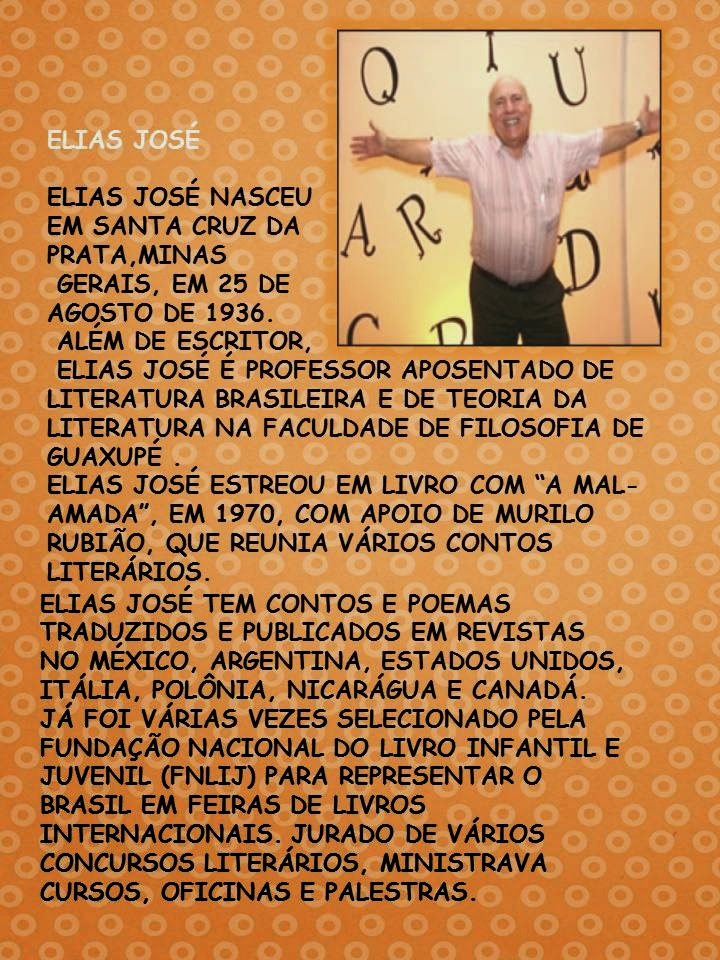 VIda e obra Elias José