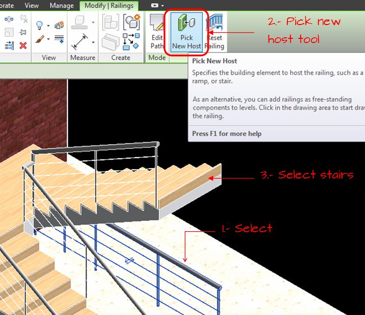 REVIT WINDSURFER NONCONTINUOUS RAILING IN REVIT
