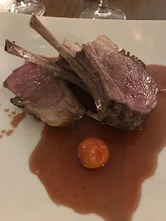 lamb chops cut with juice and red tomato stobo 