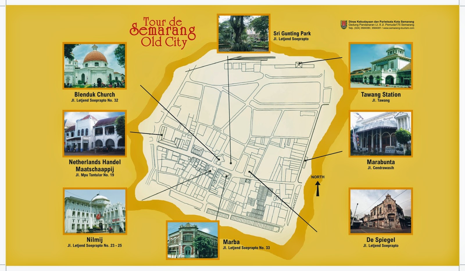 Peta Wisata #Semarang Old City | Rekomendasi Tempat Wisata Semarang