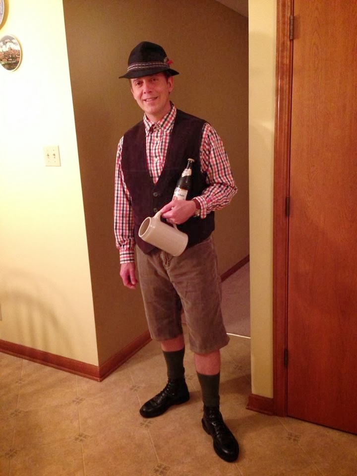 Wapella Man Attends Halloween Party