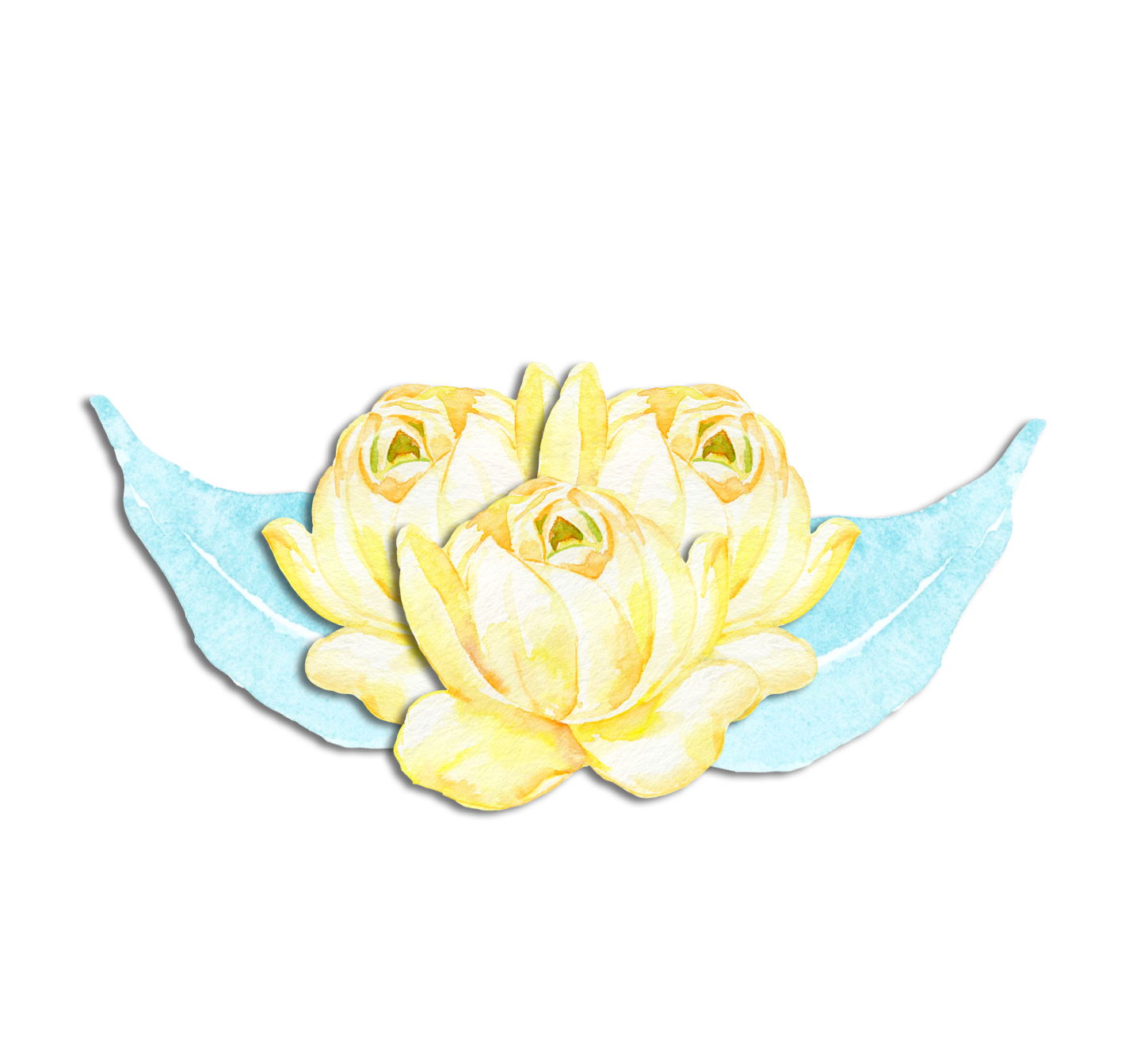 Dea's designs Free watercolor flower clusters