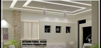 False ceiling pop designs LED ceiling lighting ideas 2018