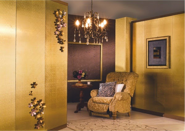 Stainless steel in walls coating