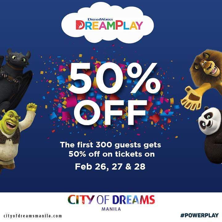 Manila Shopper City of Dreams' DreamPlay Feb 2018 Promo