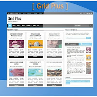 Grid Plus দারুন একটি রেস্পন্সিভ ডিজাইন ব্লগার ফ্রী থিম ! 