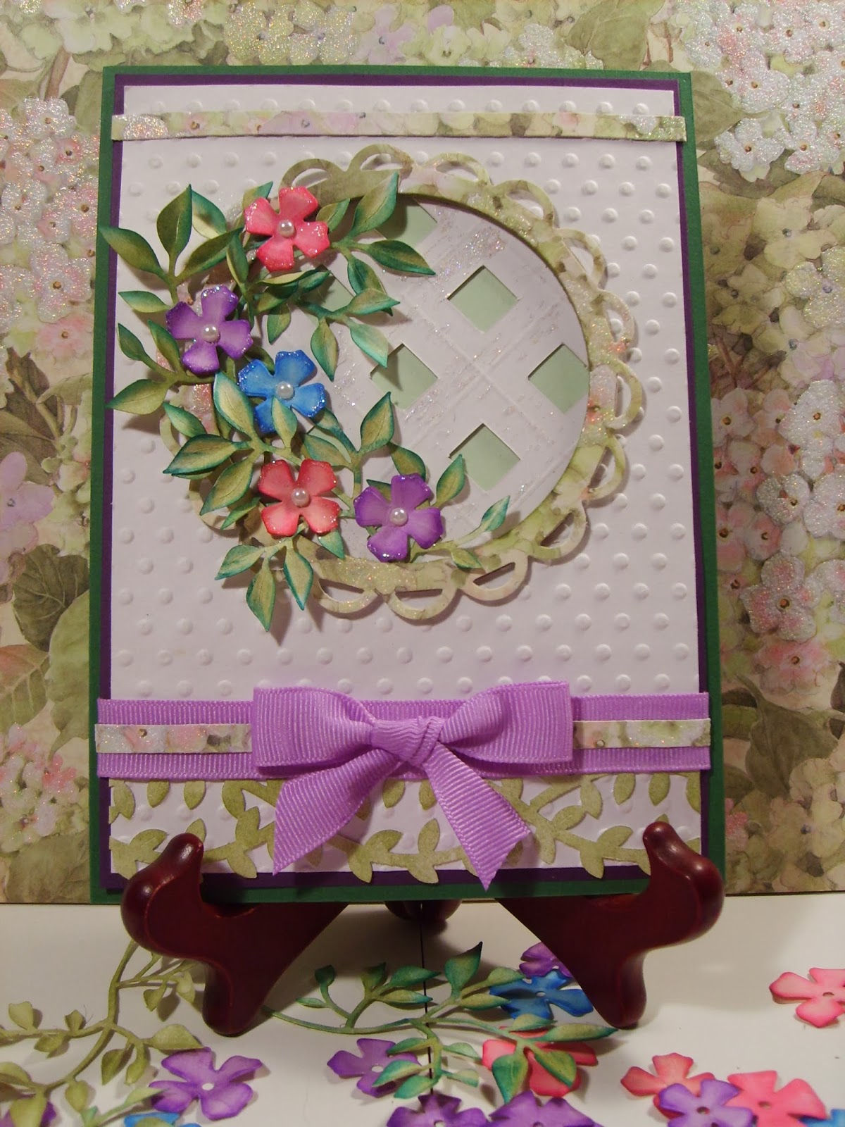 Flower Trellis Card