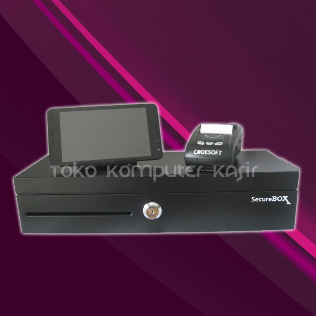 Pos Android All in One Mesin Kasir,Barcode Scanner,Printer Kasir,Laci