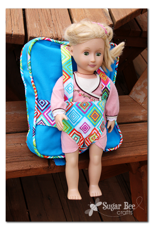Backpack and Doll Carrier Sugar Bee Crafts