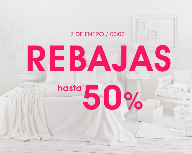 me gusta ahorrar Hasta el 50 en las rebajas de ZARA HOME