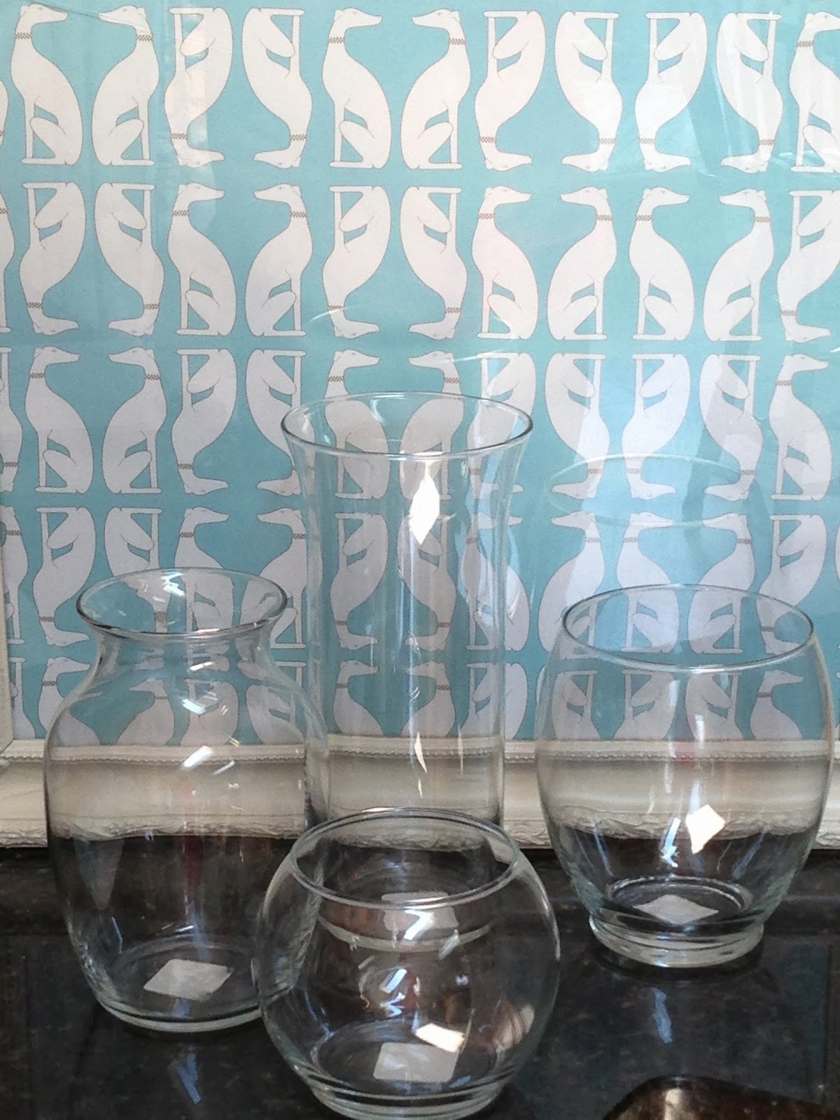 Northern Yank Southern Belle... Dollar store vases transformed